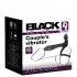 Black Velvets - vibrator og penisring - genopladelig 2i1 - sort