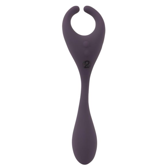 Couples Choice - vibrator til par - 2 motorer - genopladelig - lilla