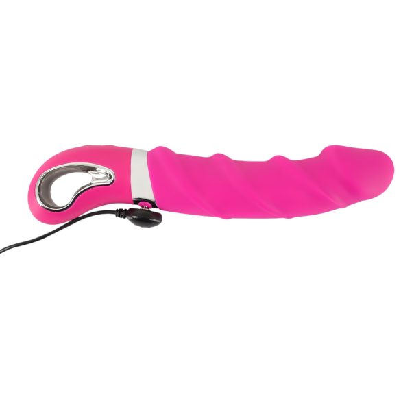 SMILE Soft - vibrator med varme - genopladelig - pink