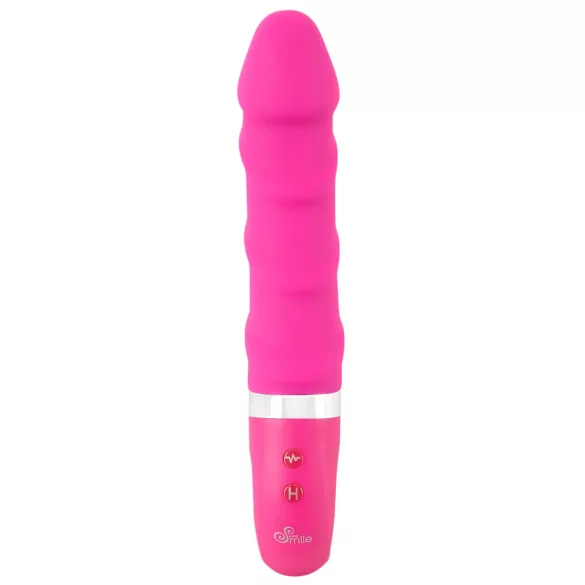 SMILE Soft - vibrator med varme - genopladelig - pink