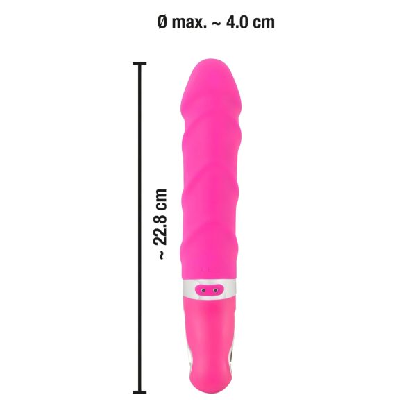 SMILE Soft - vibrator med varme - genopladelig - pink