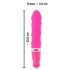 SMILE Soft - vibrator med varme - genopladelig - pink