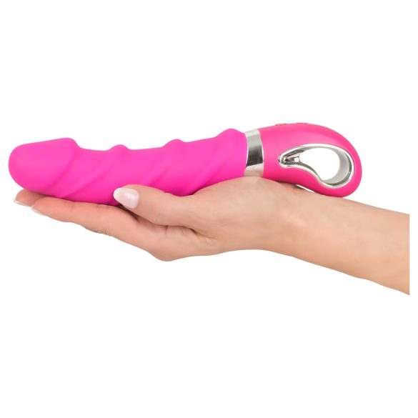 SMILE Soft - vibrator med varme - genopladelig - pink