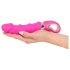 SMILE Soft - vibrator med varme - genopladelig - pink