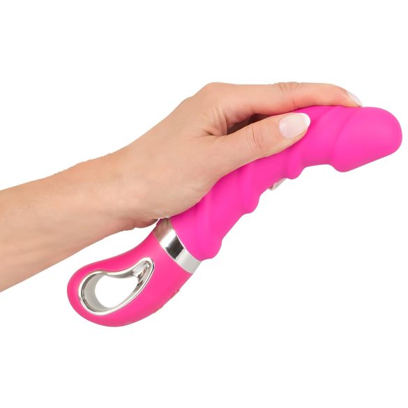 SMILE Soft - vibrator med varme - genopladelig - pink