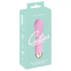   Cuties - mini spiralsvibrator - genopladelig, vandtæt - pink