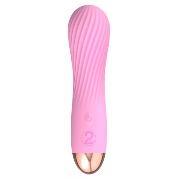 Cuties - mini spiralsvibrator - genopladelig, vandtæt - pink