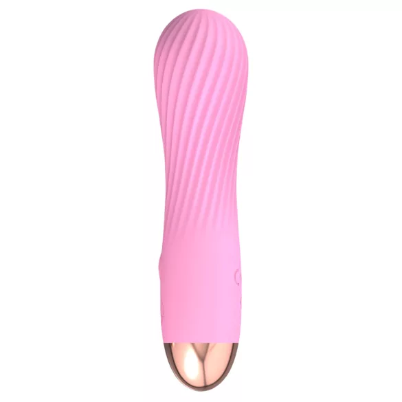 Cuties - mini spiralsvibrator - genopladelig, vandtæt - pink