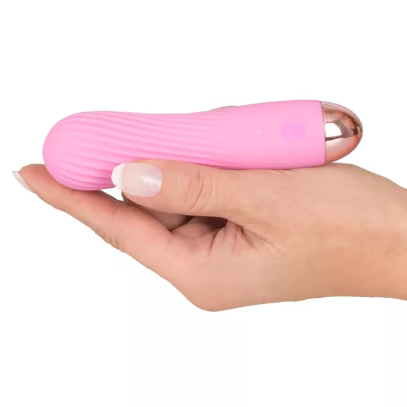 Cuties - mini spiralsvibrator - genopladelig, vandtæt - pink