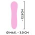 Cuties Mini - genopladelig, vandtæt spiralvibrator (pink)