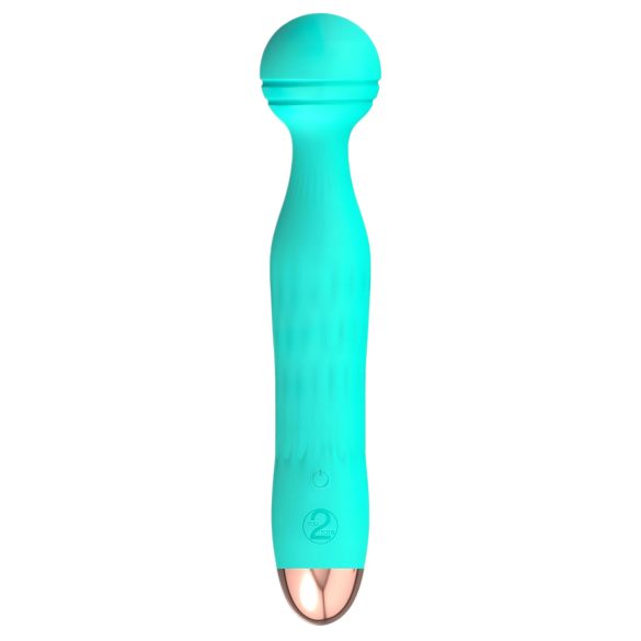 Cuties Mini Wand - genopladelig, vandtæt masserende vibrator (grøn)