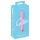 Cuties Mini - vibrator - genopladelig, vandtæt, rillet - lilla