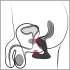 Svakom Vick Neo - genopladelig VR analvibrator (sort)