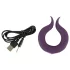 Couples Choice - penisring med 2 motorer - genopladelig - lilla