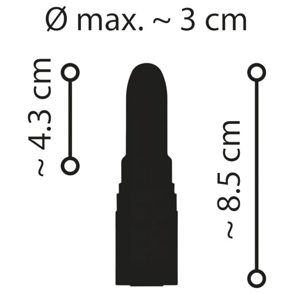 Emerald Love - opladelig vandtæt minivibrator - rød