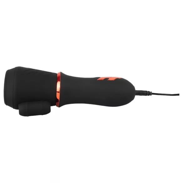 Rebel - penisvibrator med 2 motorer - genopladelig - sort