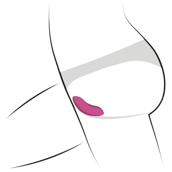 Svakom Edeny - trussevibrator med fjernbetjening - genopladelig - lilla