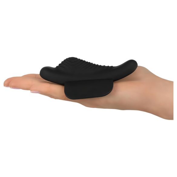 GoGasm Panty - genopladelig, trådløs klitorisvibrator (sort)