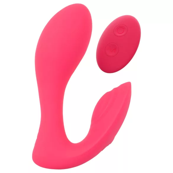 SMILE - trussevibrator med fjernbetjening - genopladelig - pink