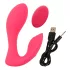 SMILE - trussevibrator med fjernbetjening - genopladelig - pink