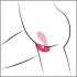 SMILE - trussevibrator med fjernbetjening - genopladelig - pink