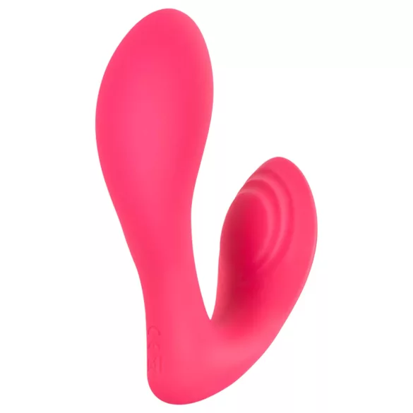 SMILE - trussevibrator med fjernbetjening - genopladelig - pink