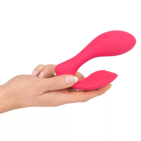 SMILE - trussevibrator med fjernbetjening - genopladelig - pink