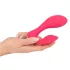 SMILE - trussevibrator med fjernbetjening - genopladelig - pink