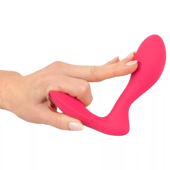 SMILE - trussevibrator med fjernbetjening - genopladelig - pink