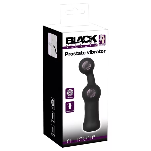 Black Velvets - Prostata vibrator (sort)