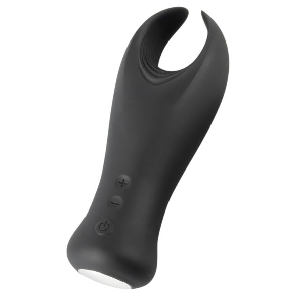 Rebel - penishovedvibrator med vibration - sort