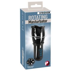 STROKER - roterende masturbator - opladelig - sort