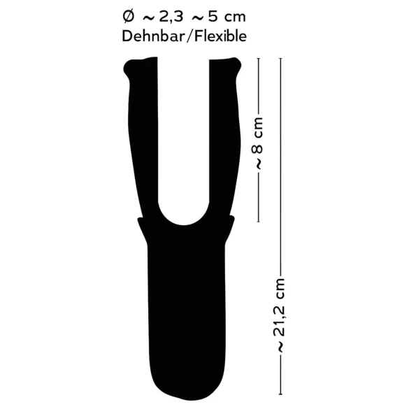 STROKER - roterende masturbator - opladelig - sort