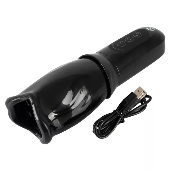 STROKER - roterende masturbator - opladelig - sort