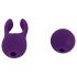 Javida 2i1 klitoris-stimulator & vibrator sæt (lilla)