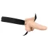 You2Toys - strap-on dildo med vibration - hul - natur