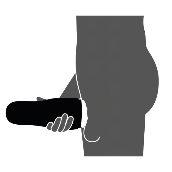 Rebel - masturbator med 3 funktioner og varme - genopladelig masturbator