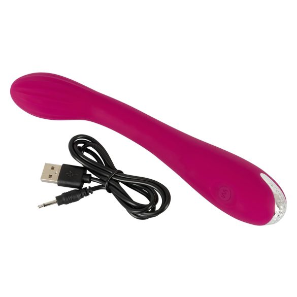 SMILE G-spot - G-punkt vibrator med riller - genopladelig - lilla