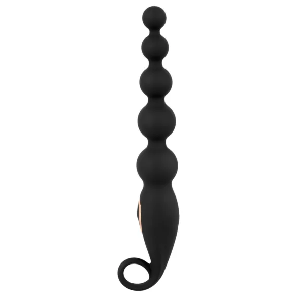 ANOS - analperlekæde vibrator - sort