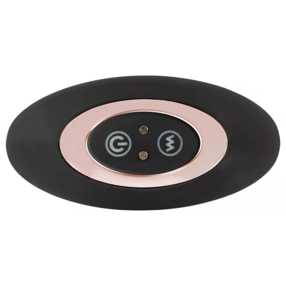 ANOS - anal vibrator med fjernbetjening - svart