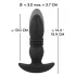 ANOS - anal vibrator med fjernbetjening - svart