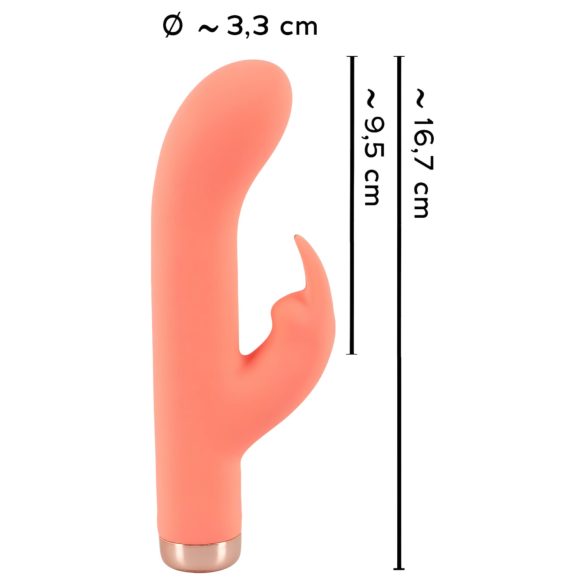 You2Toys - mini rabbit vibrator - genopladelig - fersken