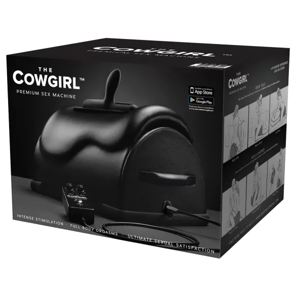 The Cowgirl - rodeomaskine til sex - premium rideudstyr - sort