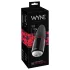 WYNE 02 - masturbator med vibration og sug - genopladelig - sort/hvid