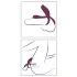 Couples Choice - penisring med fjernbetjening - genopladelig - lilla