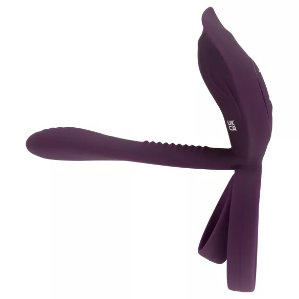 Couples Choice - penisring med fjernbetjening - genopladelig - lilla