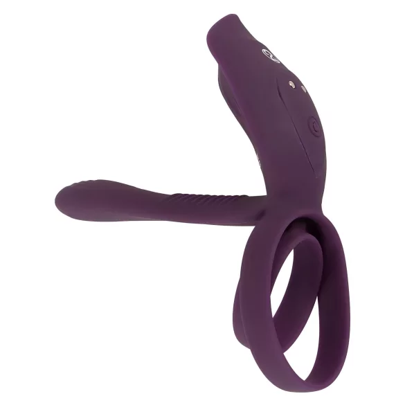 Couples Choice - penisring med fjernbetjening - genopladelig - lilla