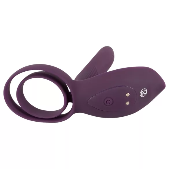 Couples Choice - penisring med fjernbetjening - genopladelig - lilla