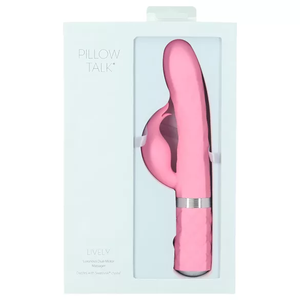 Pillow Talk Lively - genopladelig klitorisarm vibrator (pink)