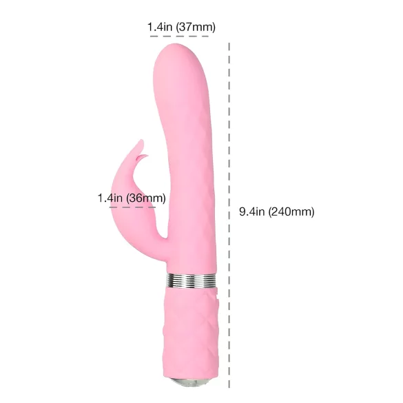 Pillow Talk Lively - genopladelig klitorisarm vibrator (pink)